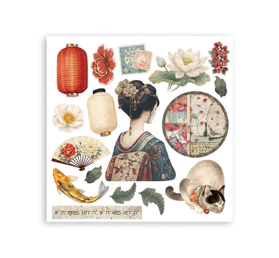 Stamperia Rub On Sortiment "Oriental Garden"