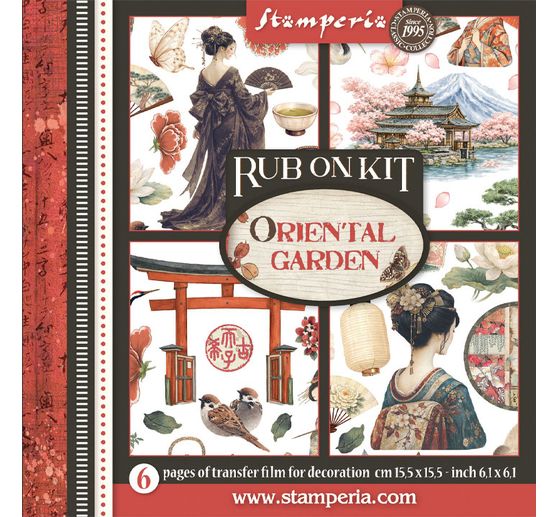 Stamperia Rub On Sortiment "Oriental Garden"