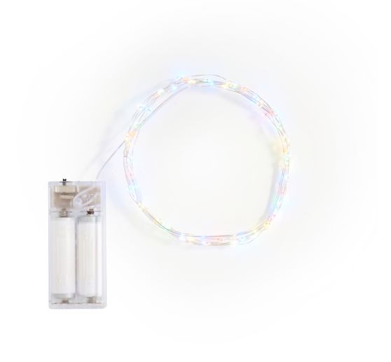 Micro-LED-lichtsnoer, multicolor, met timer, 60 LED's
