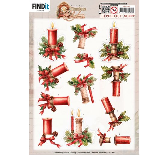3D Stansvel set "Christmas"