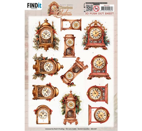 3D Stansvel set "Christmas"