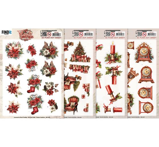 3D Stansvel set "Christmas"