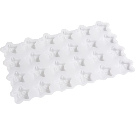 Moule en Silicone VBS &laquo; &Eacute;toiles avec chiffres de l&rsquo;Avent &raquo;