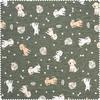 Tissu d&eacute;co imprim&eacute; aspect lin au m&egrave;tre &laquo; Doggy &raquo;