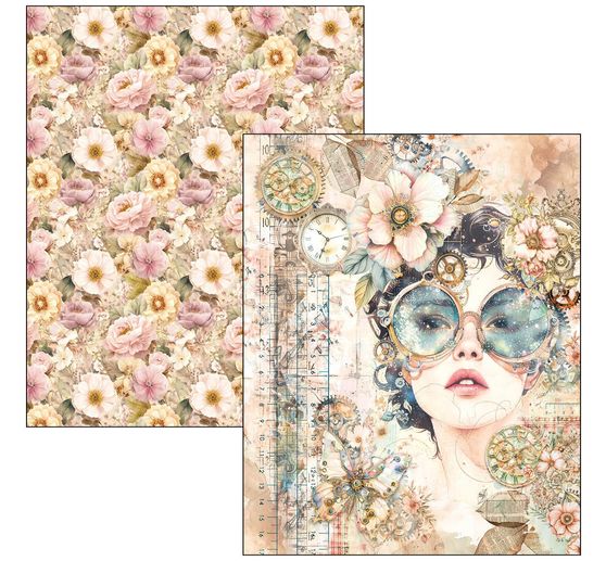 Ciao Bella Mixed Media Book "Lost in Time"