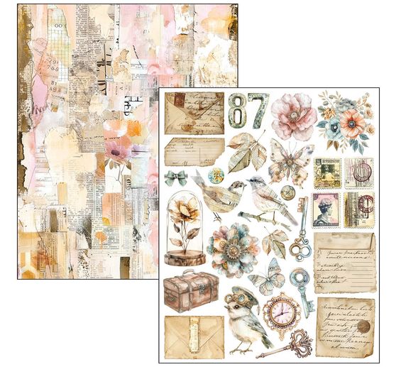 Ciao Bella Mixed Media Book "Lost in Time"