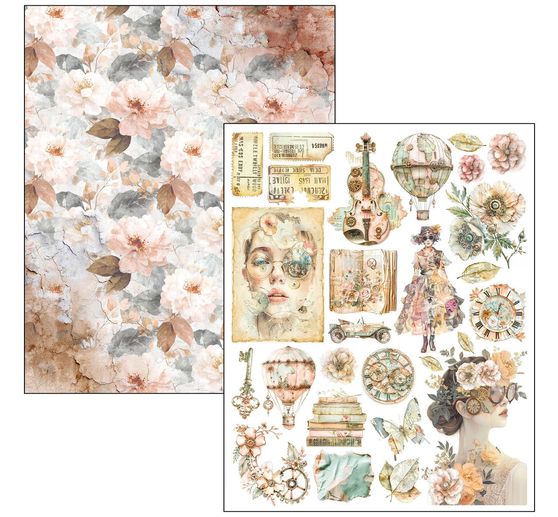 Ciao Bella Mixed Media Book "Lost in Time"