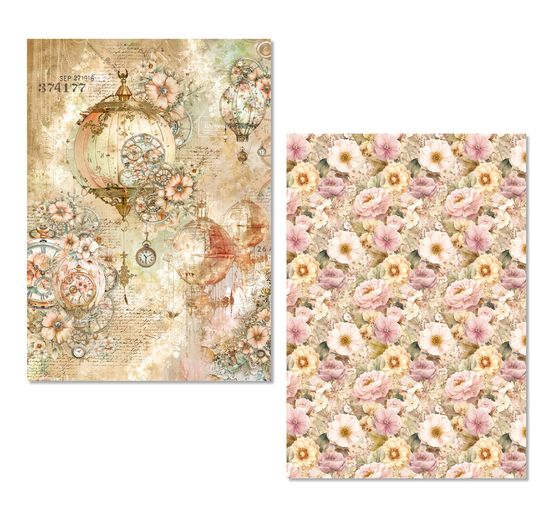 Ciao Bella Motief strozijde assortiment "Lost in Time", set van 8