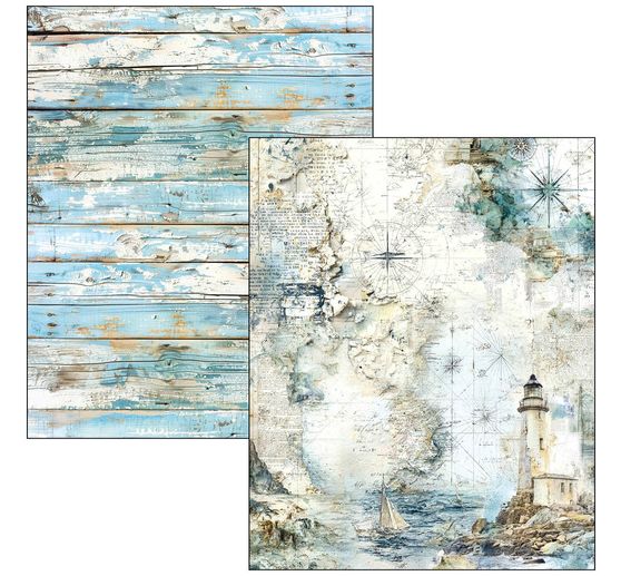 Ciao Bella Mixed Media Book "Edge of the Ocean"