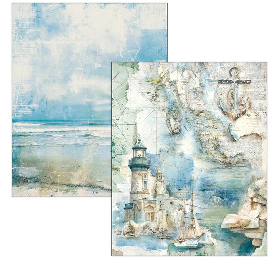 Ciao Bella Mixed Media Book "Edge of the Ocean"
