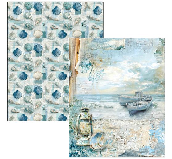Ciao Bella Mixed Media Book "Edge of the Ocean"