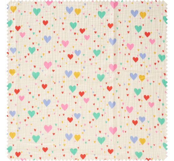Mousseline katoenen stof "Tiamo"