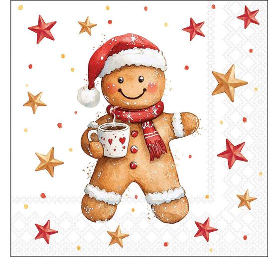 Napkin "Gingerbread and cocoa"