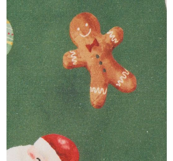 Katoenen popeline stof "Classic Christmas"