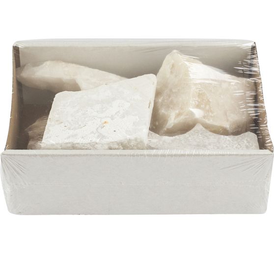 Albast, 1.5 kg, wit-grijs