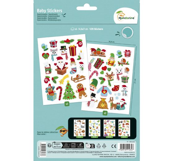 Set de stickers &laquo; Xmas &raquo;