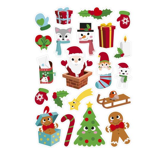 Set de stickers &laquo; Xmas &raquo;