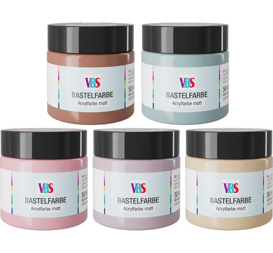 VBS Knutselverf set "Winter Romance", 5 x 50 ml