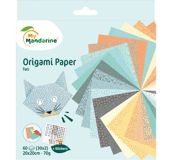 Faltpapier-Sortiment "Tiere"
