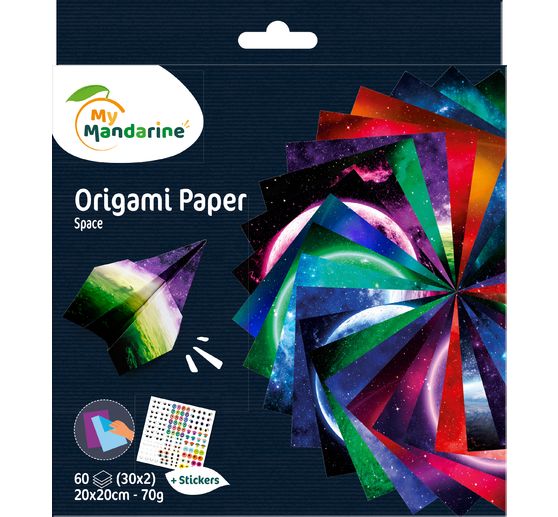 Assortiment de papier de pliage &laquo; Space &raquo;