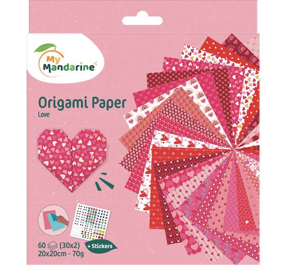 Faltpapier-Sortiment "Paper Love"