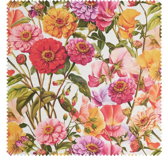 Katoenen stof "Cottage Garden"