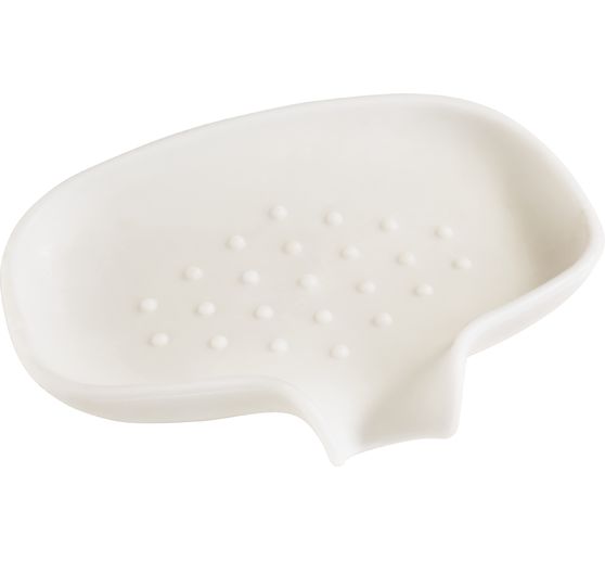 Porte-savon en silicone avec &eacute;coulement VBS