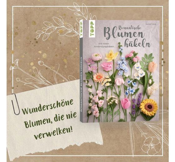 Boek "Romantische Blumen h&auml;keln"