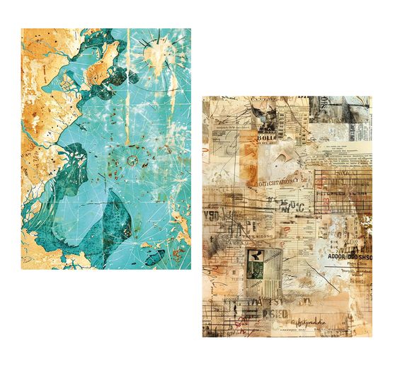 Ciao Bella Tissue paper set "Fragments of Time"