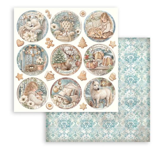 Stamperia Scrapbook-Block "White Christmas"
