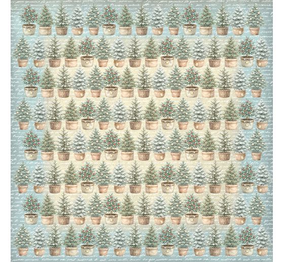 Stamperia Scrapbook-Block "White Christmas Backgrounds"