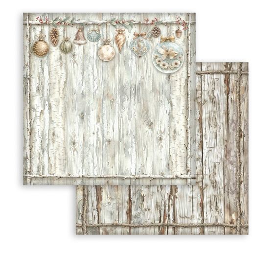 Stamperia Scrapbook-Block "White Christmas Backgrounds"