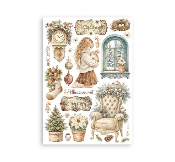 Stamperia Washi pad "White Christmas"