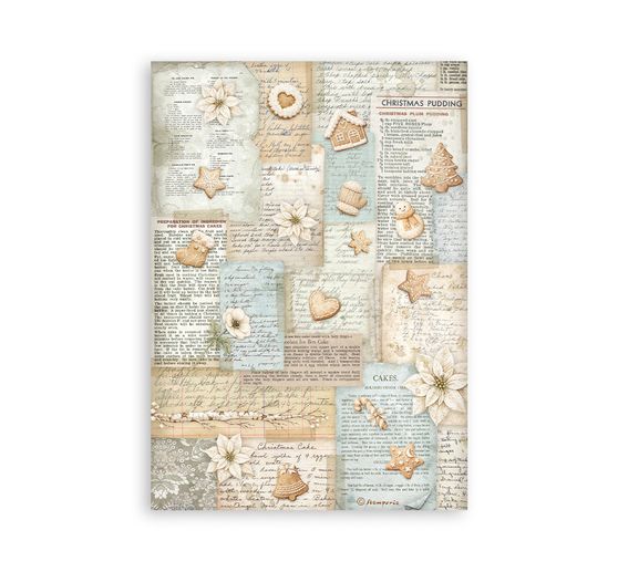 Stamperia Washi pad "White Christmas"
