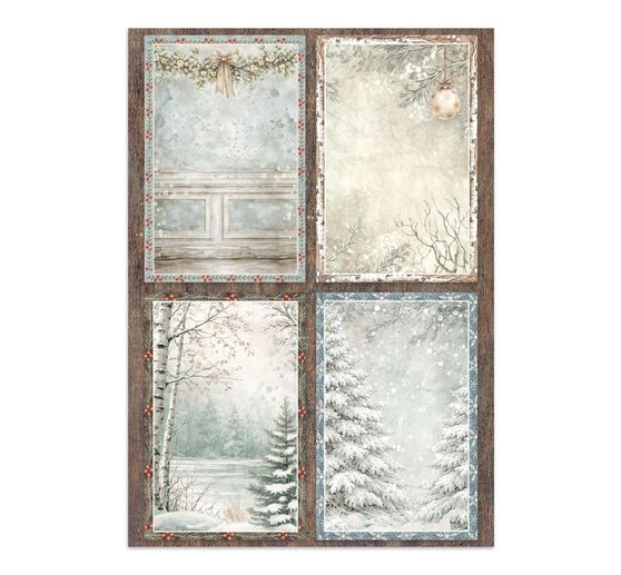 Stamperia A5 Junk Journal Focus Points "White Christmas"