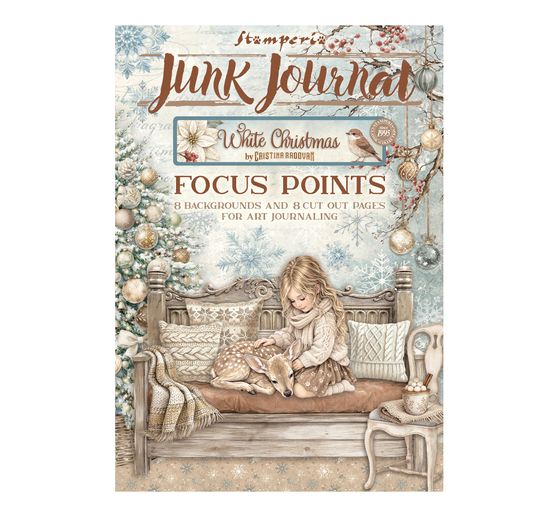Stamperia A5 Junk Journal Focus Points "White Christmas"