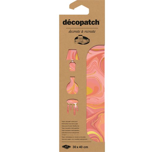 D&eacute;copatch Hot-Foil paper "Blush"