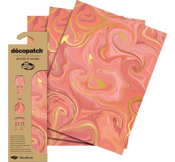 D&eacute;copatch Hot-Foil paper "Blush"