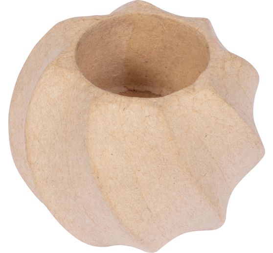 Tealight holder "Twisted", papier-m&acirc;ch&eacute;