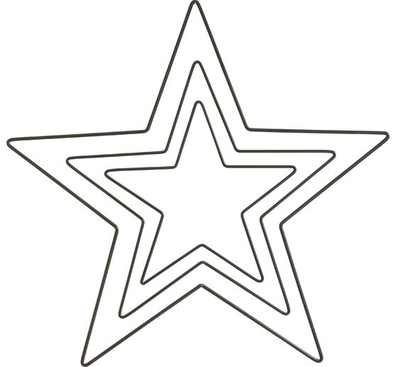 Anneau en m&eacute;tal &laquo; &Eacute;toile &raquo;, Noir