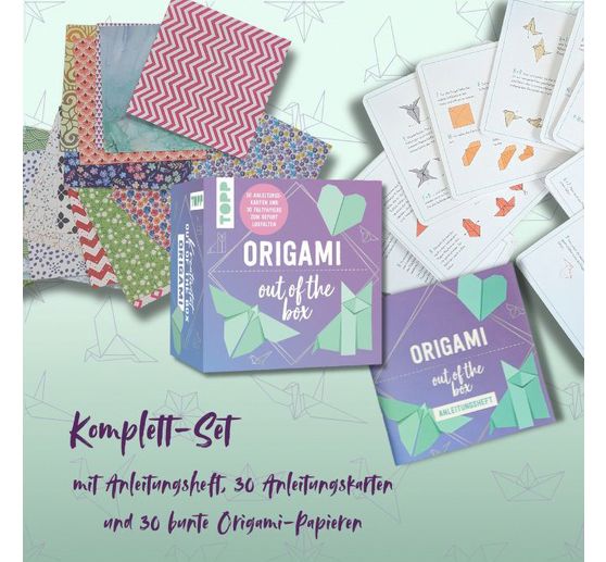 Bo&icirc;te cr&eacute;ative &laquo; Origami &raquo;
