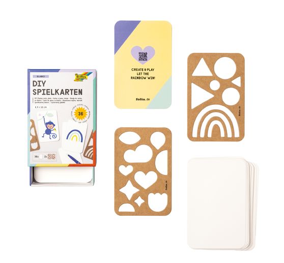 Set de cartes &agrave; jouer vierges