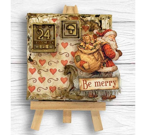 Stamperia Motiv-Strohseide Backgrounds "Silent Night", DIN A6, 8er Set