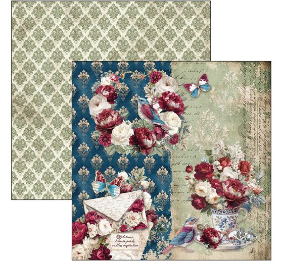 Papier scrapbooking Ciao Bella &laquo; Bohemian Burgundy &raquo;