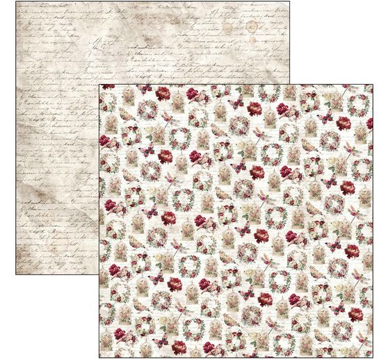Papier scrapbooking Ciao Bella &laquo; Bohemian Burgundy &raquo;