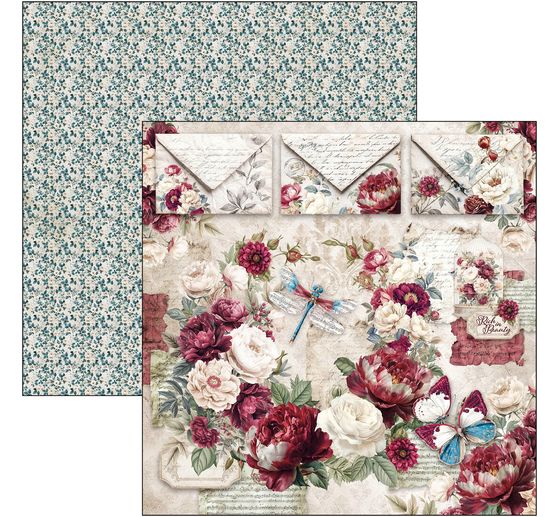 Papier scrapbooking Ciao Bella &laquo; Bohemian Burgundy &raquo;