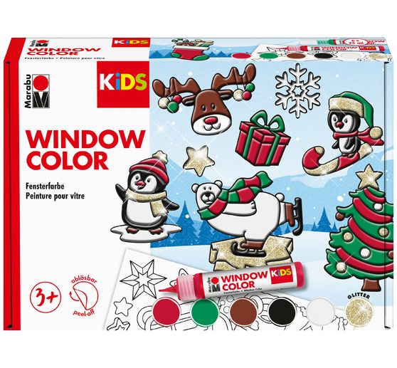 Window Color KiDs &laquo; Plaisir d&rsquo;hiver &raquo;, 6 x 25 ml