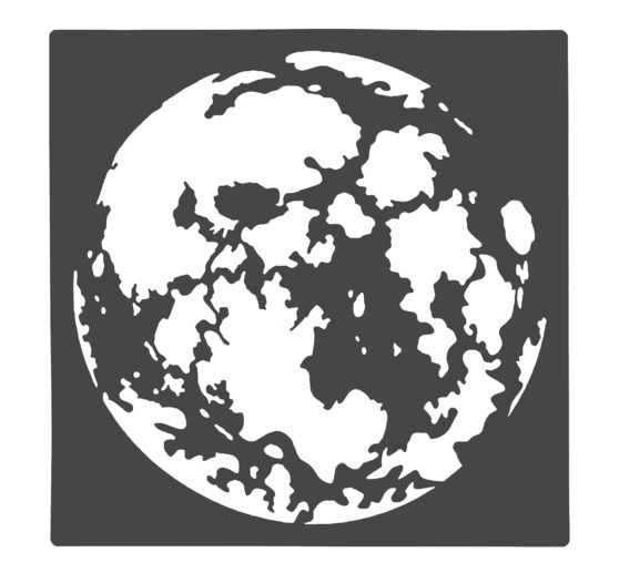 VBS Schablone "Mond", 30 x 30 cm