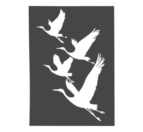 VBS Stencil "Cranes", A4