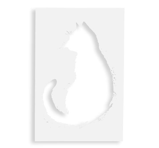 VBS Schablone "Cat", 16 x 24 cm
